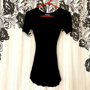 Popular Basics little black sweater dress comfortable and stretchy short sleeves
